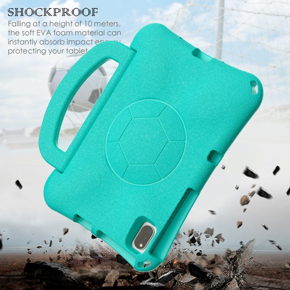 For Honor Pad V6 10.4 2024 Handle Football Shaped EVA Shockproof Tablet Case(Mint  Green)