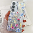 For Samsung Galaxy S25+ 5G Electroplating Flowers Plants Texture TPU Phone Case(Wildflower FL2) - Galaxy S25+ 5G Cases by PMC Jewellery | Online Shopping South Africa | PMC Jewellery | Buy Now Pay Later Mobicred
