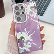 For Samsung Galaxy S25 Ultra 5G Electroplating Flowers Plants Texture TPU Phone Case(Gardenia FL15) - free shipping - PMC Jewellery - Order now!