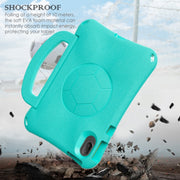 For Huawei MatePad SE 11 2024 Handle Football Shaped EVA Shockproof Tablet Case(Mint  Green)