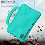 For Huawei MatePad 10.4 2020 / 2022 Handle Football Shaped EVA Shockproof Tablet Case(Mint  Green)
