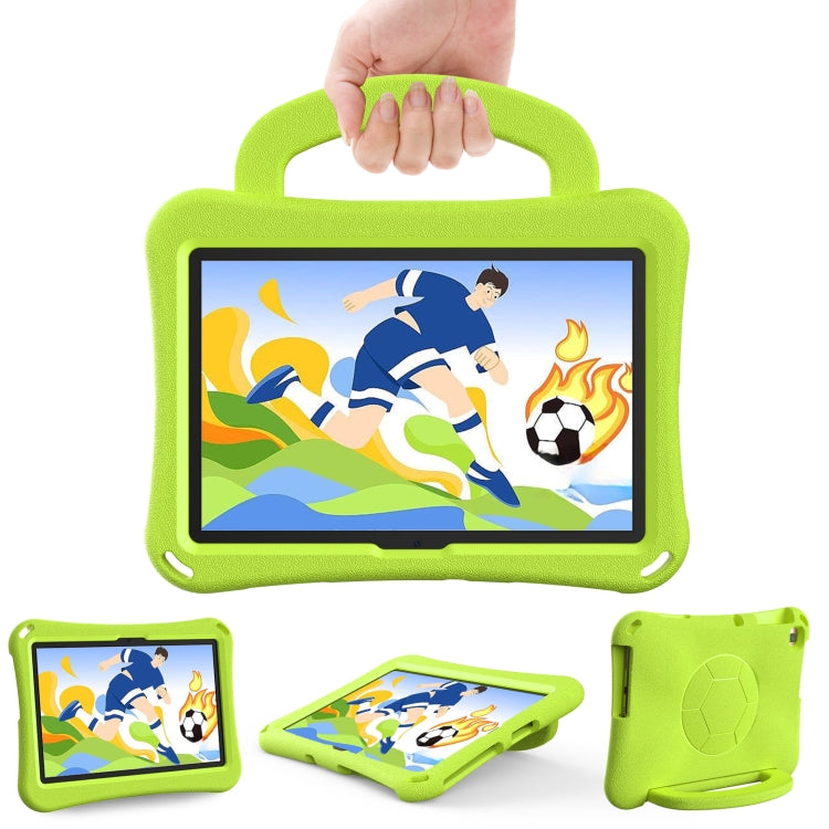 For Huawei Enpoy Tablet2 Handle Football Shaped EVA Shockproof Tablet Case(Grass Green)