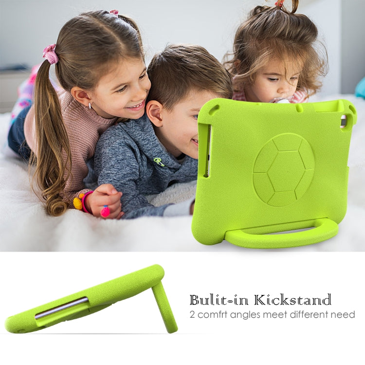 For Huawei Enpoy Tablet2 Handle Football Shaped EVA Shockproof Tablet Case(Grass Green)