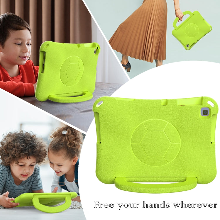 For Huawei Enpoy Tablet2 Handle Football Shaped EVA Shockproof Tablet Case(Grass Green)