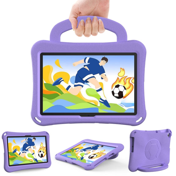 For Huawei Enpoy Tablet2 Handle Football Shaped EVA Shockproof Tablet Case(Light Purple)