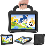 For Huawei Enpoy Tablet2 Handle Football Shaped EVA Shockproof Tablet Case(Black)