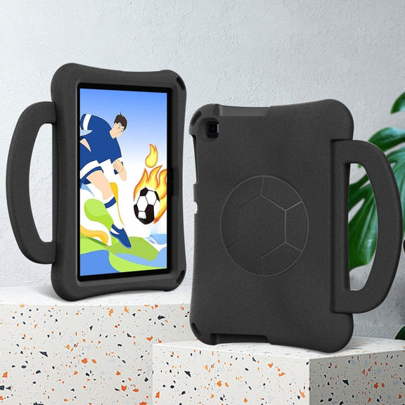 For Huawei Enpoy Tablet2 Handle Football Shaped EVA Shockproof Tablet Case(Black)