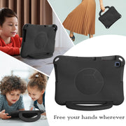 For Huawei Enpoy Tablet2 Handle Football Shaped EVA Shockproof Tablet Case(Black)