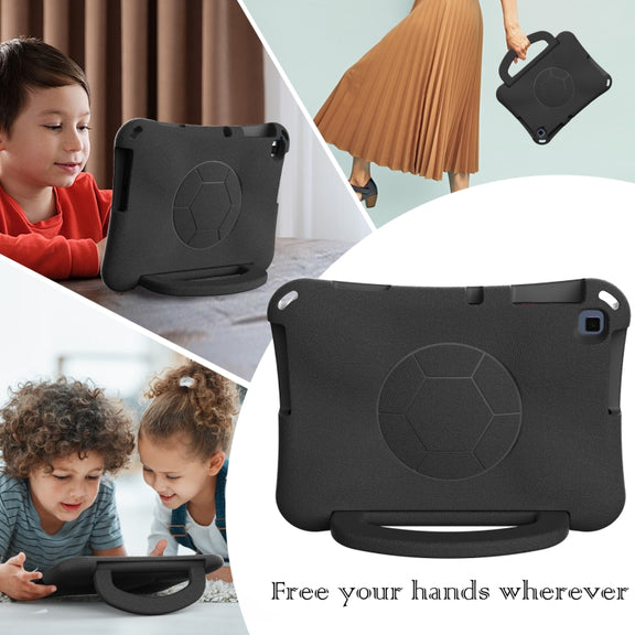 For Huawei Enpoy Tablet2 Handle Football Shaped EVA Shockproof Tablet Case(Black)