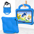For Huawei Enpoy Tablet2 Handle Football Shaped EVA Shockproof Tablet Case(Blue) - free shipping - PMC TechLife - Order now!