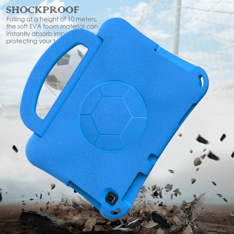 For Huawei Enpoy Tablet2 Handle Football Shaped EVA Shockproof Tablet Case(Blue)