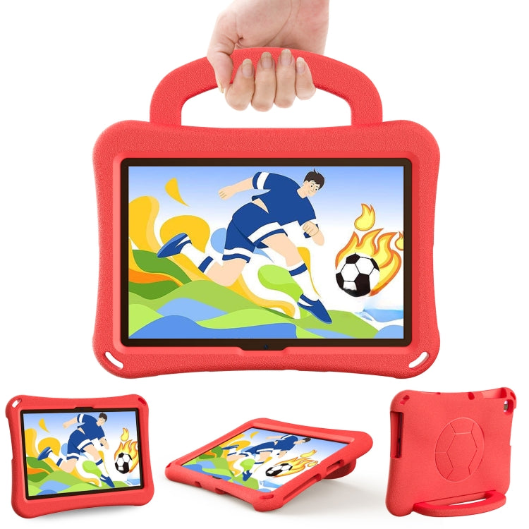 For Huawei Enpoy Tablet2 Handle Football Shaped EVA Shockproof Tablet Case(Red)