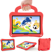 For Huawei Enpoy Tablet2 Handle Football Shaped EVA Shockproof Tablet Case(Red)