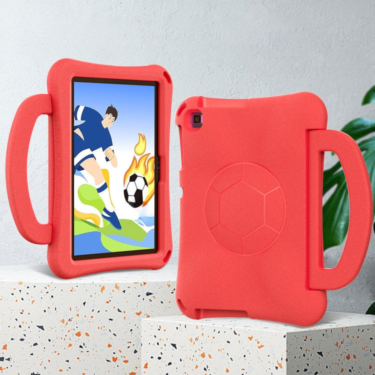 For Huawei Enpoy Tablet2 Handle Football Shaped EVA Shockproof Tablet Case(Red)