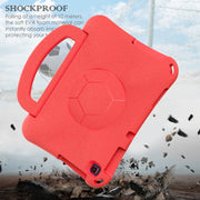 For Huawei Enpoy Tablet2 Handle Football Shaped EVA Shockproof Tablet Case(Red)
