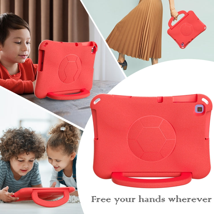 For Huawei Enpoy Tablet2 Handle Football Shaped EVA Shockproof Tablet Case(Red)