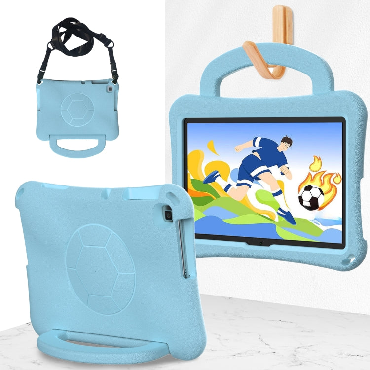 For Huawei Enpoy Tablet2 Handle Football Shaped EVA Shockproof Tablet Case(Light Blue)