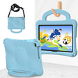 For Huawei Enpoy Tablet2 Handle Football Shaped EVA Shockproof Tablet Case(Light Blue) - Huawei by PMC TechLife | Online Shopping South Africa | PMC TechLife | Buy Now Pay Later Mobicred