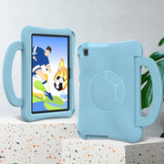 For Huawei Enpoy Tablet2 Handle Football Shaped EVA Shockproof Tablet Case(Light Blue)