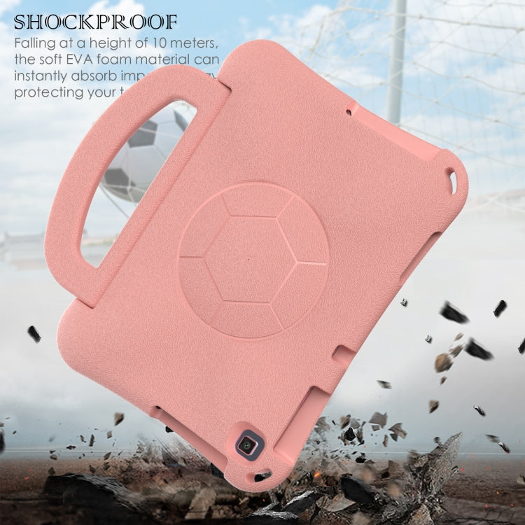 For Huawei Enpoy Tablet2 Handle Football Shaped EVA Shockproof Tablet Case(Light Pink)