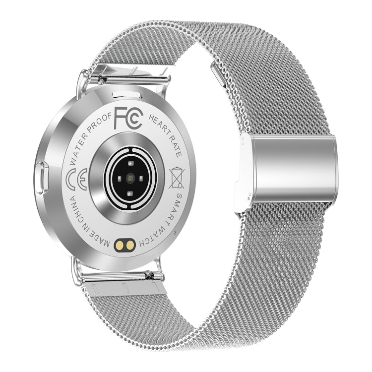 KM88 1.32 inch Color Screen Smart Watch, Support Bluetooth Call / Wellness Tracking(Silver)