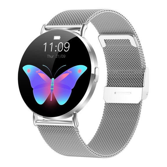 KM88 1.32 inch Color Screen Smart Watch, Support Bluetooth Call / Wellness Tracking(Silver)