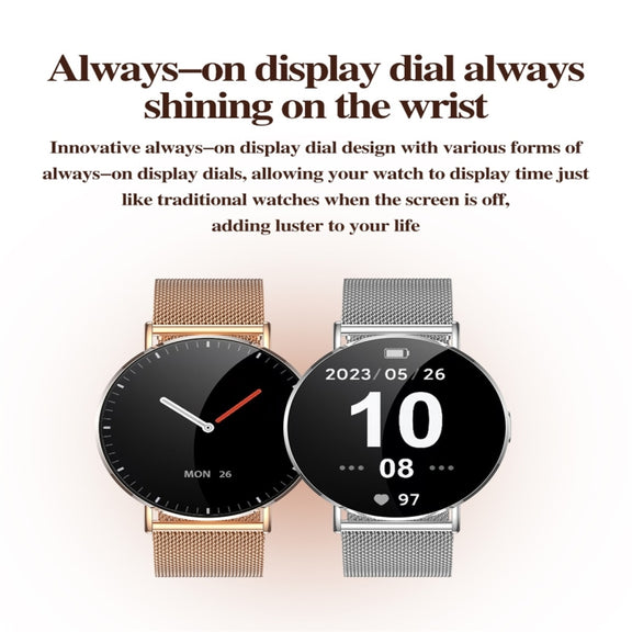 KM88 1.32 inch Color Screen Smart Watch, Support Bluetooth Call / Wellness Tracking(Silver)