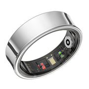 R09 SIZE 8 Smart Ring, Support Heart Rate / Blood Oxygen / Sleep Monitoring / Multiple Sports Modes(Silver)