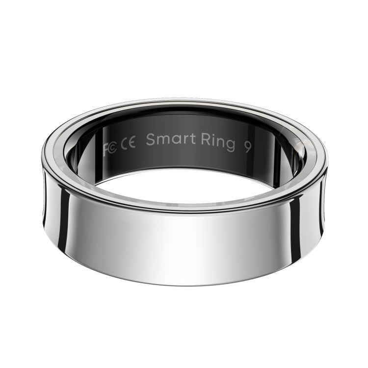 R09 SIZE 8 Smart Ring, Support Heart Rate / Blood Oxygen / Sleep Monitoring / Multiple Sports Modes(Silver)