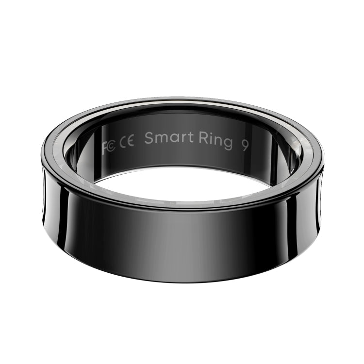 R09 SIZE 9 Smart Ring, Support Heart Rate / Blood Oxygen / Sleep Monitoring / Multiple Sports Modes(Black)