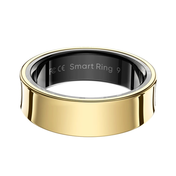 R09 SIZE 9 Smart Ring, Support Heart Rate / Blood Oxygen / Sleep Monitoring / Multiple Sports Modes(Gold)