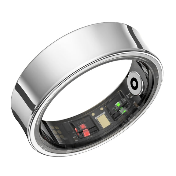 R09 SIZE 9 Smart Ring, Support Heart Rate / Blood Oxygen / Sleep Monitoring / Multiple Sports Modes(Silver)