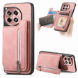 For OnePlus Nord CE4 / Ace 3V Retro MagSafe Zipper Wallet Card Bag Back Phone Case(Pink) - OnePlus Cases by PMC TechLife | Online Shopping South Africa | PMC TechLife | Buy Now Pay Later Mobicred