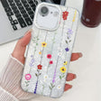 For iPhone 16e Electroplating Flower Texture TPU Phone Case(Yellow Wildflower SH6) - iPhone 16e Cases by PMC TechLife | Online Shopping South Africa | PMC TechLife | Buy Now Pay Later Mobicred