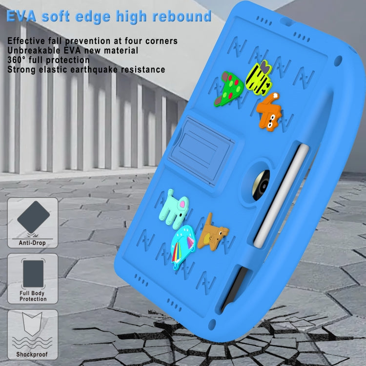 For Honor Pad 9 12.1 Cartoon Sparrow EVA Shockproof Tablet Case(Blue)