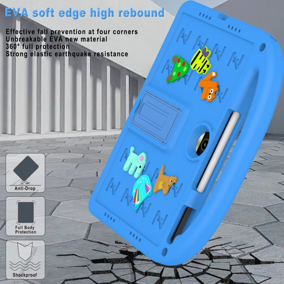 For Honor Pad 9 12.1 Cartoon Sparrow EVA Shockproof Tablet Case(Blue)