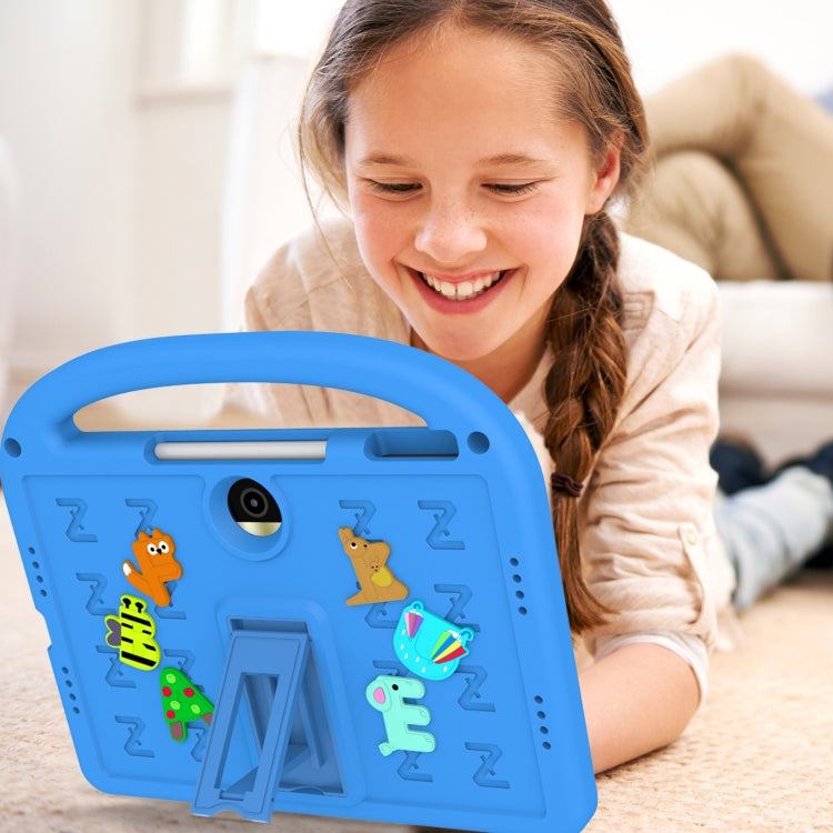 For Honor Pad 9 12.1 Cartoon Sparrow EVA Shockproof Tablet Case(Blue)