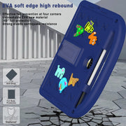 For Honor Pad 9 12.1 Cartoon Sparrow EVA Shockproof Tablet Case(Navy Blue)