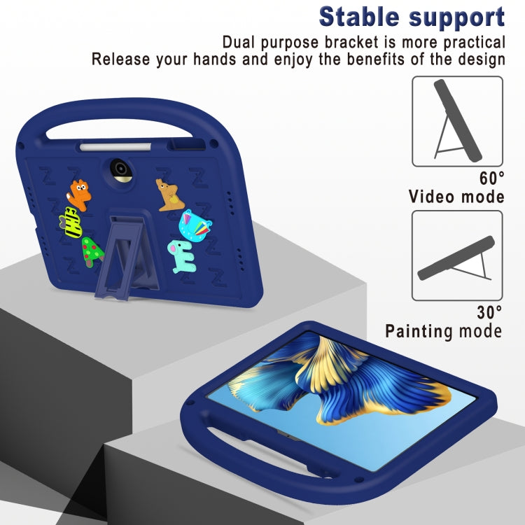 For Honor Pad 9 12.1 Cartoon Sparrow EVA Shockproof Tablet Case(Navy Blue)