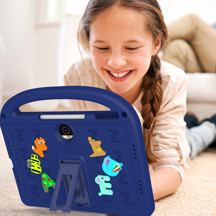 For Honor Pad 9 12.1 Cartoon Sparrow EVA Shockproof Tablet Case(Navy Blue)