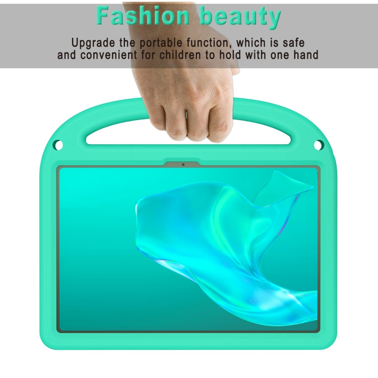 For Honor Pad 9 12.1 Cartoon Sparrow EVA Shockproof Tablet Case(Glacier Green)