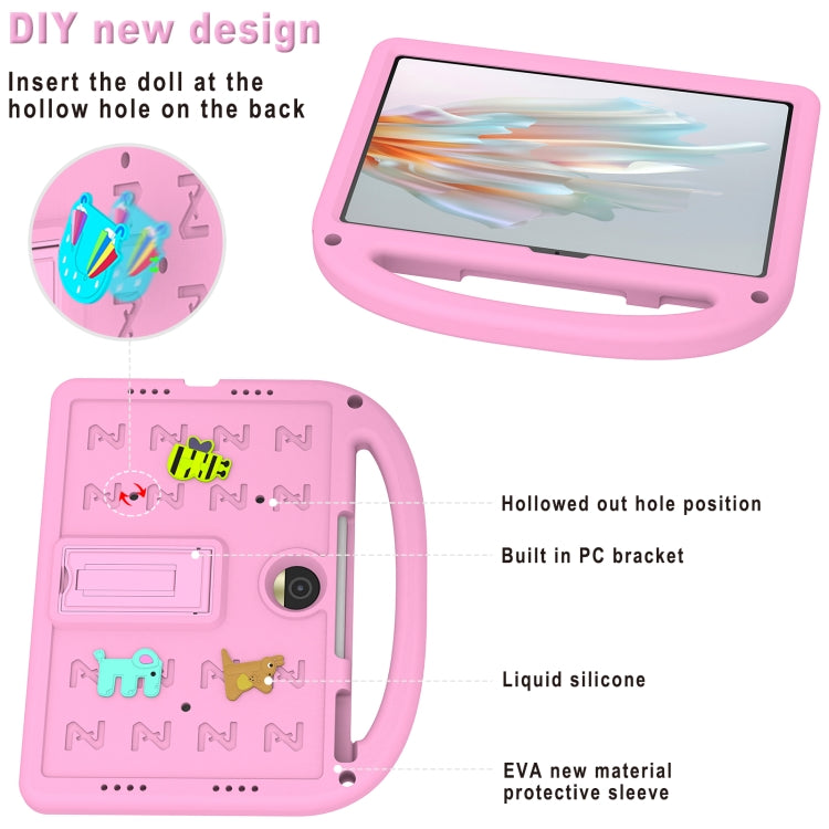 For Honor Pad 9 12.1 Cartoon Sparrow EVA Shockproof Tablet Case(Pink)