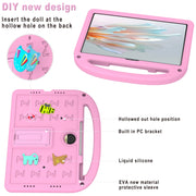 For Honor Pad 9 12.1 Cartoon Sparrow EVA Shockproof Tablet Case(Pink)