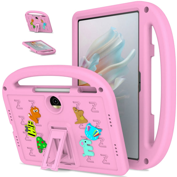 For Honor Pad 9 12.1 Cartoon Sparrow EVA Shockproof Tablet Case(Pink)