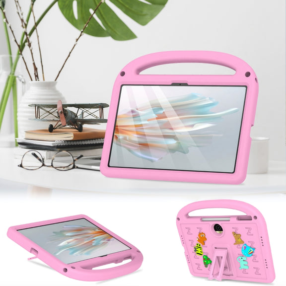 For Honor Pad 9 12.1 Cartoon Sparrow EVA Shockproof Tablet Case(Pink)