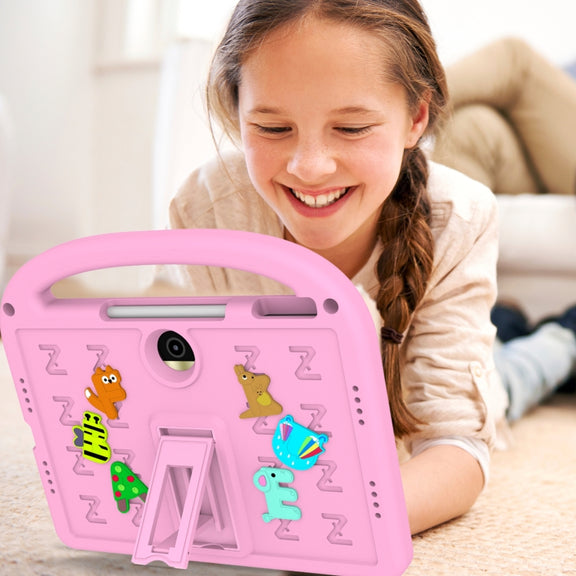 For Honor Pad 9 12.1 Cartoon Sparrow EVA Shockproof Tablet Case(Pink)