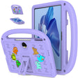 For Honor Pad 9 12.1 Cartoon Sparrow EVA Shockproof Tablet Case(Taro Purple) - Honor by PMC TechLife | Online Shopping South Africa | PMC TechLife | Buy Now Pay Later Mobicred