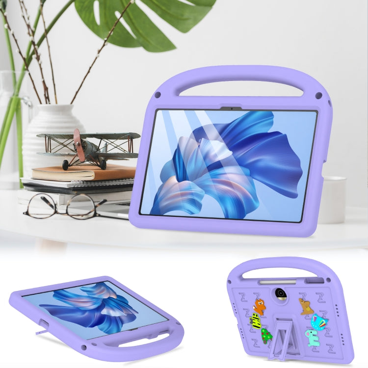 For Honor Pad 9 12.1 Cartoon Sparrow EVA Shockproof Tablet Case(Taro Purple)