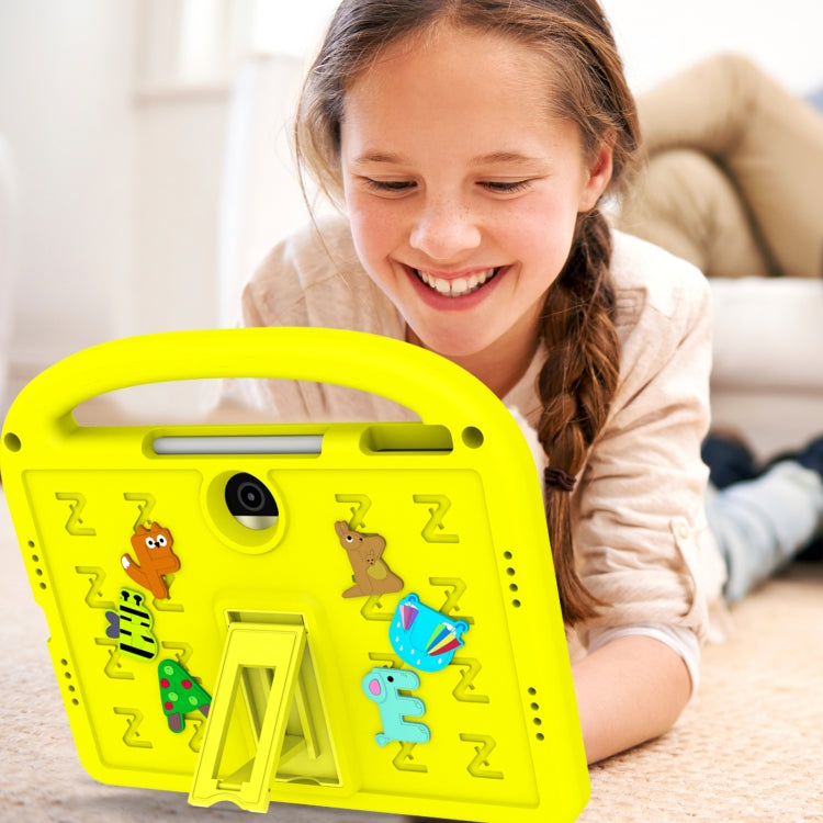 For Honor Pad 9 12.1 Cartoon Sparrow EVA Shockproof Tablet Case(Yellow)