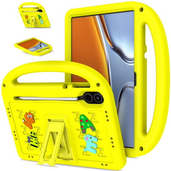 For Honor Pad X8 Pro 11.5 Cartoon Sparrow EVA Shockproof Tablet Case(Yellow)